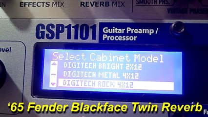 #2 - DIGITECH GSP 1101 - PREAMPS COM TODOS OS GABINETES
