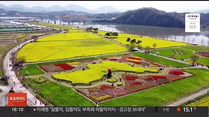 포근한 주말 봄꽃 만발…내일도 완연한 봄 날씨