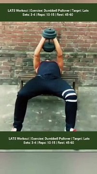 ❌ DUMBBELL PULLOVERS ✔️ What's the best exercise for Back? #heermlgangaputra #naturalbodybuilding