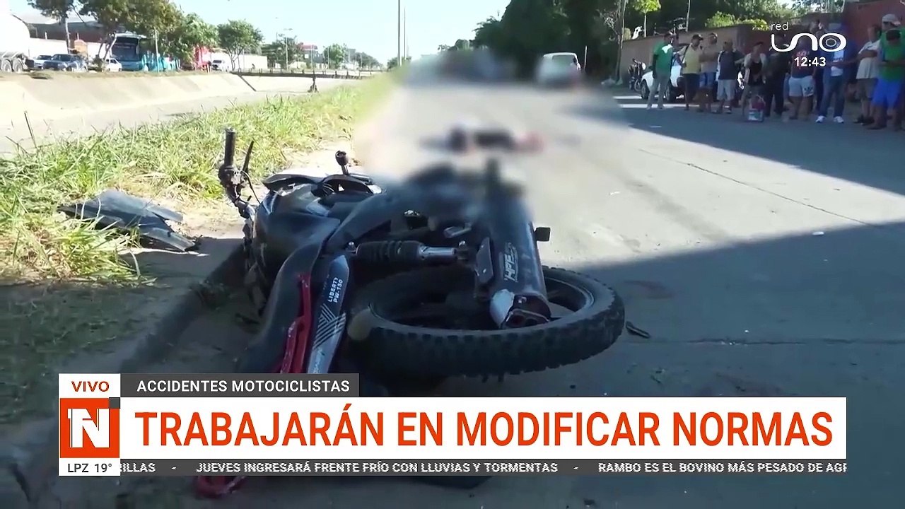 Trabajan para modificar normas ante accidentes de motocicleta