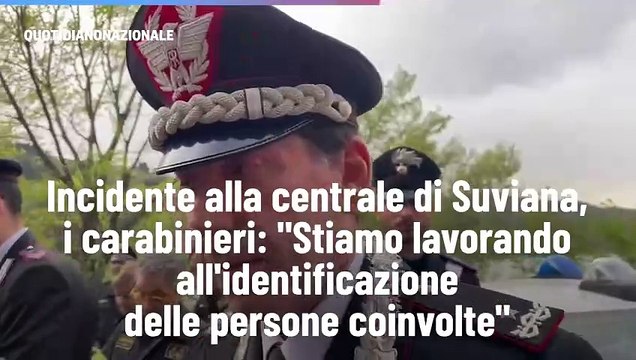 Incidente alla centrale di Suviana, i carabinieri: Stiamo lavorando all'identificazione delle persone coinvolte