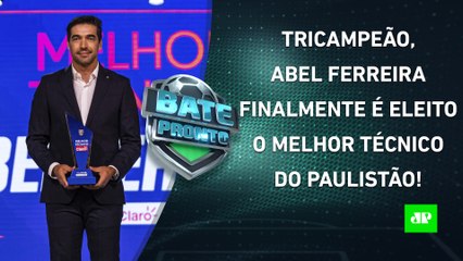 下载视频: Abel é ELEITO o MELHOR TÉCNICO do Paulista; Flamengo ANUNCIA REFORÇO; Timão JOGA HOJE | BATE-PRONTO