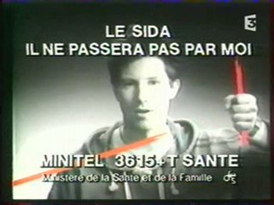 PUB 1980 le sida il ne passera pas par moi