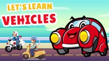 Learn Vehicles & Rules with Fun. English Educational Animation for Kids!