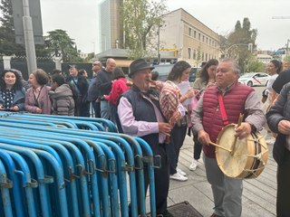 'Los Soplagaitas' tocan para amenizar la boda de Almeida y Teresa Urquijo