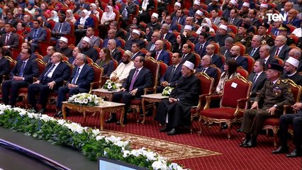 الرئيس السيسى يشهد احتفالية وزارة الأوقاف بليلة القدر