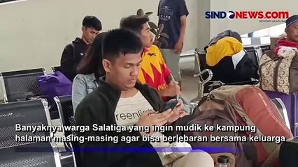 Mulai Dipadati Pemudik, Penumpang di Terminal Tingkir Salatiga Mengalami Lonjakan