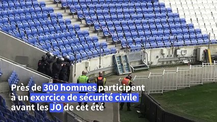 JO-2024: Un exercice de sécurité civile de grande ampleur organisé au Groupama Stadium
