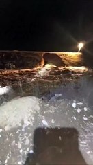 Inundación tras desborde de una presa en la ciudad rusa de Orsk