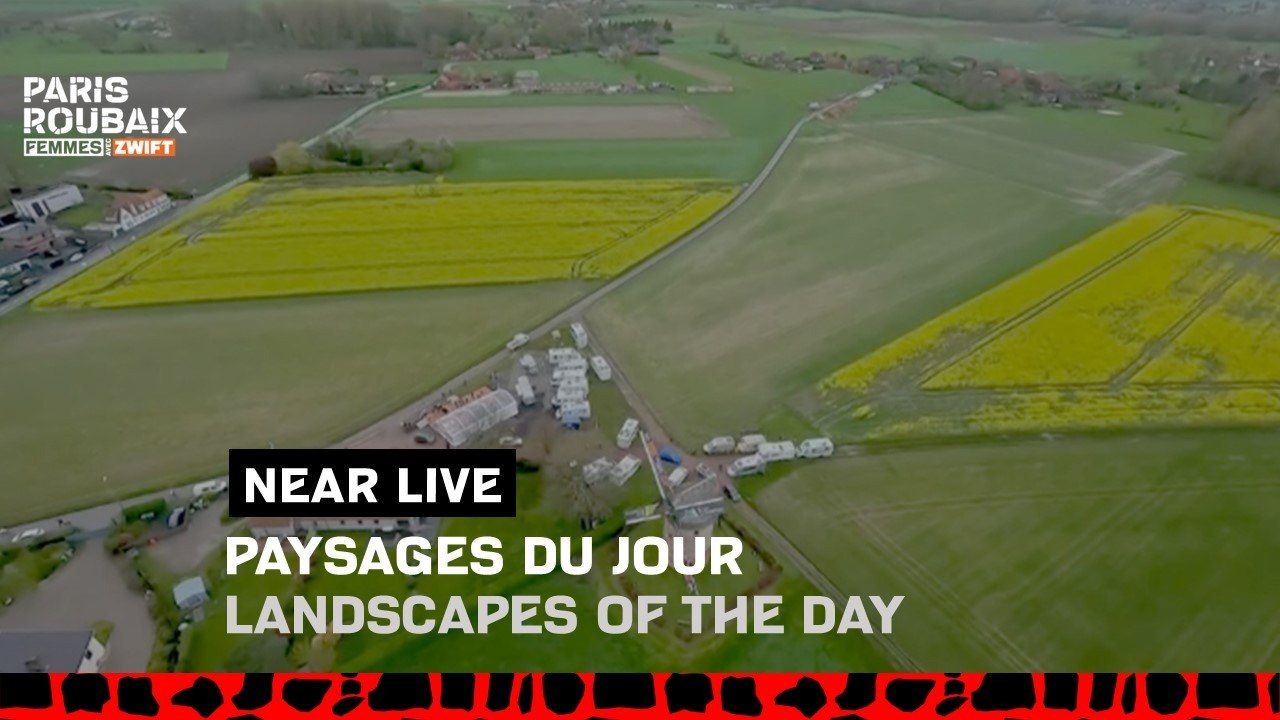 Landscapes of the day - Paris-Roubaix Femmes avec ZWIFT 2024