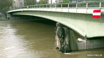 La Senna, il fiume di Parigi, raggiunge il picco di piena