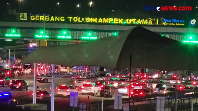 Masuki Puncak Arus Mudik, Arus Kendaraan di Gerbang Tol Cikampek Utama Masih Lengang