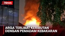 Kebakaran Landa Pemukiman di Jakarta Pusat, Warga Terlibat Keributan dengan Pemadam Kebakaran