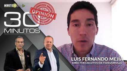 30Minutos: Luis Fernando Mejía, director ejecutivo Fedesarrollo