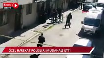 Sultanbeyli'de hareketli dakikalar; Özel Harekat polisleri müdahale etti