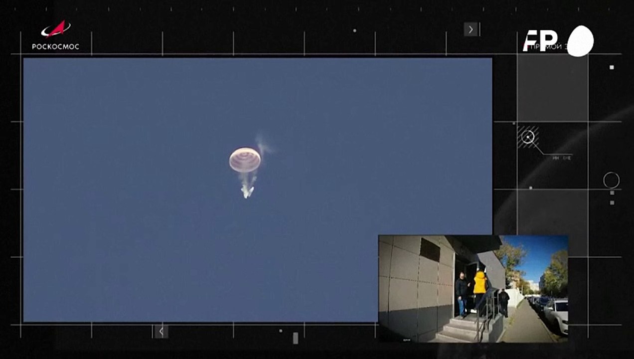 Sojus-Kapsel bringt drei Raumfahrer zur Erde zurück