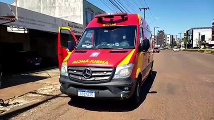 Menina sofre contusão em cotovelo durante brincadeira com amigos no Maria Luiza