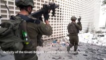 شاهد: الجيش الإسرائيلي ينشر فيديو لعملياته في حي الأمل بخان يونس ويدعي تدمير مخازن أسلحة لحماس