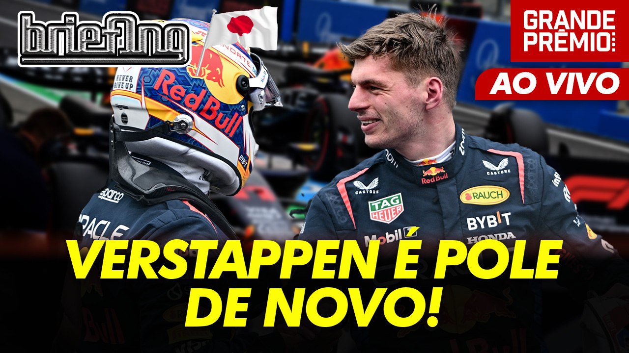 F1 2024: VERSTAPPEN É POLE, FERRARI E MERCEDES SOFREM: a classificação no Japão | BriefingDES SOFREM a classificação no Japão Briefing