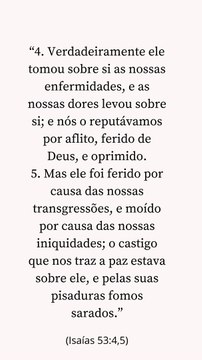 Isaías 53:4,5