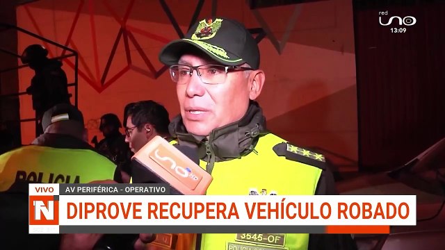 Diprove recupera vehículo robado