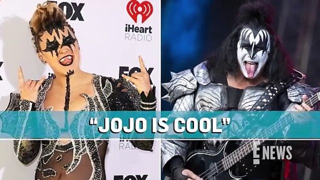 Gene Simmons DEFENDS JoJo Siwas KISS Inspired Look From 2024 iHeartRadio Music Awards E- News