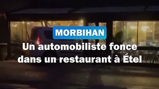 Un automobiliste fonce dans un restaurant à Etel dans le Morbihan