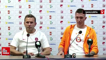 Okan Buruk ve Fernando Muslera'dan mesaj