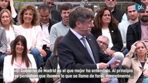 Puigdemont presume de tener a Sánchez a sus órdenes: «Sabe que no vamos de farol»