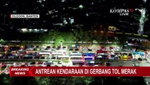 Padat Antrean di Gerbang Tol Pelabuhan Merak, Polisi Terapkan Skenario 'Delaying' [BREAKING NEWS]