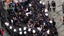 İstiklal Caddesi’nde Filistin’e destek yürüyüşüne polis müdahalesi! 
