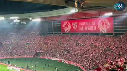 Lamentable: la afición del Athletic no hizo caso a su club y no respetó el himno de España