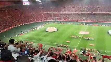 Más gritos de "¡Athletic!" que pitos al Rey durante el himno en la final de Copa
