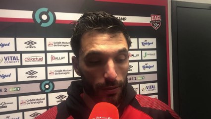 EAG - Amiens SC : la réaction d'Enzo Basilio