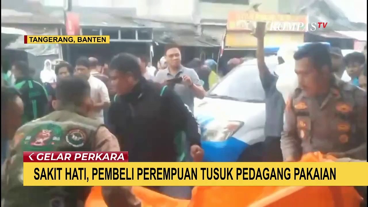 Sakit Hati Karena Cekcok, Perempuan Ini Tusuk Pedagang Pakaian hingga Tewas!
