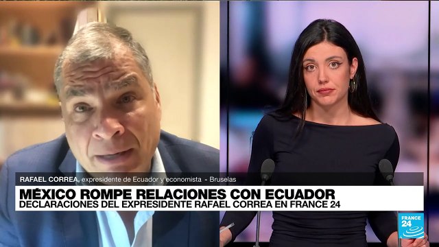 No estamos en estado de derecho sino de barbarie : Rafael Correa, expresidente de Ecuador