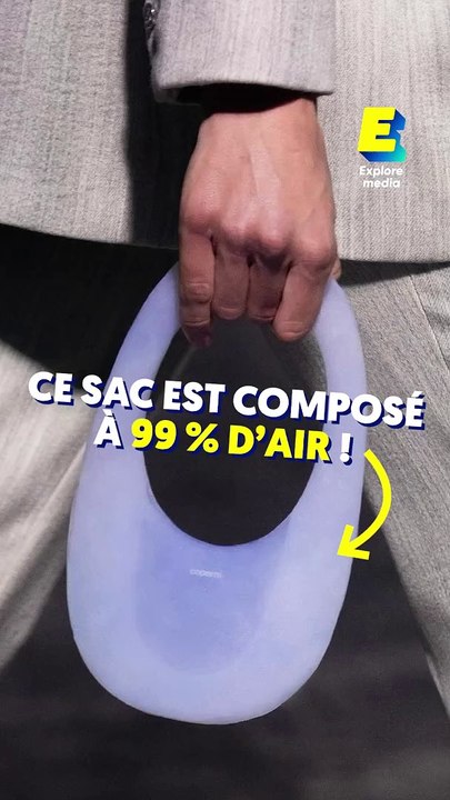 Ce sac est composé à 99 % d'air !