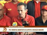 Monagas | PCV ratifica su apoyo al Presidente Nicolás Maduro