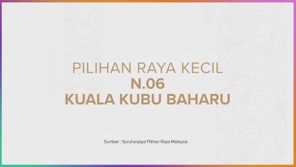 [INFOGRAFIK] Pilihan Raya Kecil N.06 Kuala Kubu Baharu