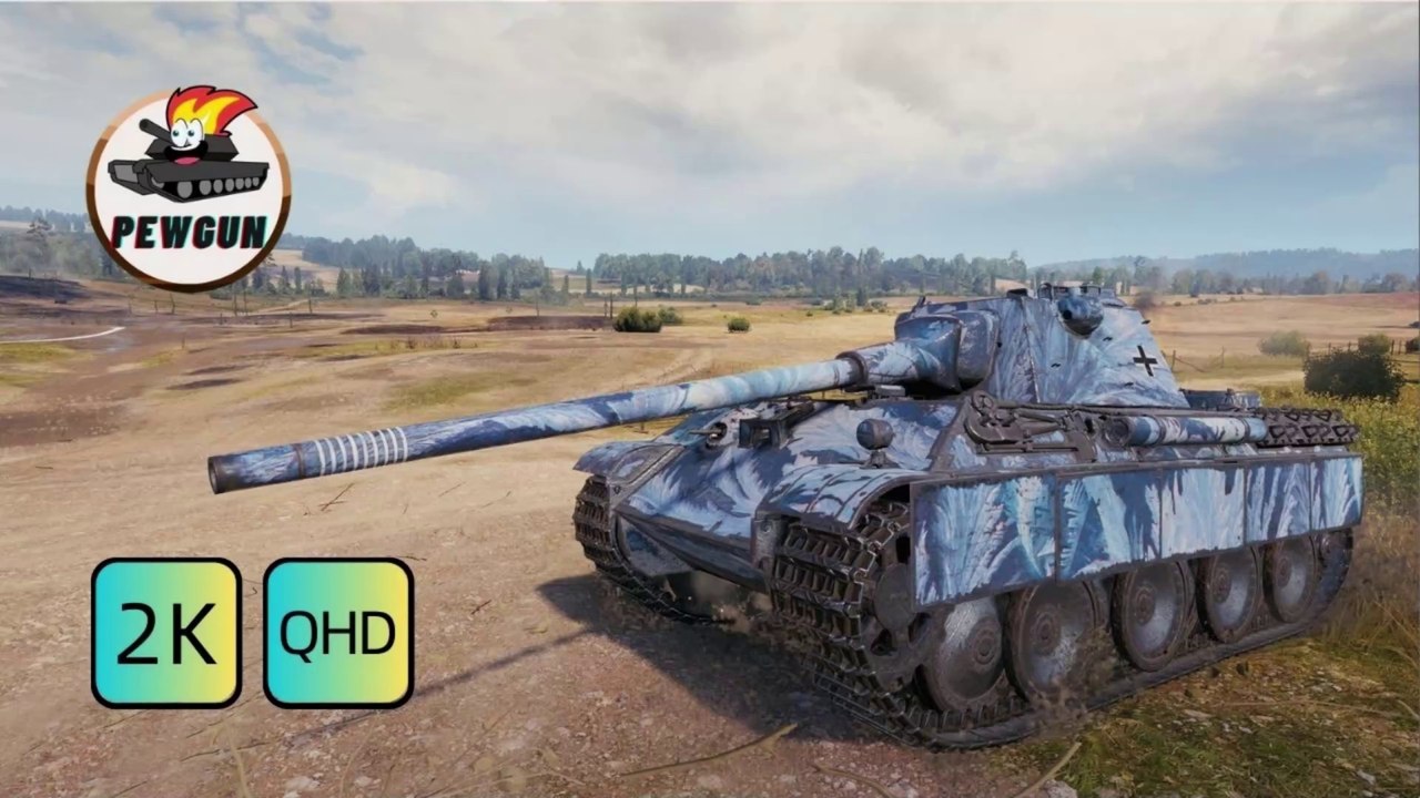 PANTHER MIT 8,8 CM L/71 戰車火力的熱血對決！ | 6 kills 5.5k dmg | world of tanks |  @pewgun77