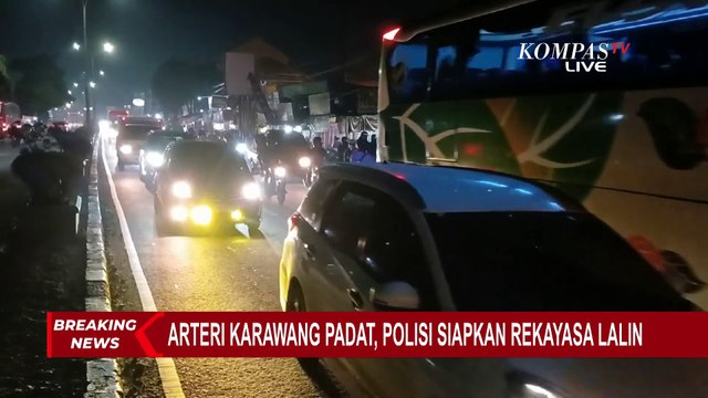 Kepadatan di Jalur Arteri Karawang, Polisi Siapkan Jalur Alternatif dan Rekayasa Lalu Lintas