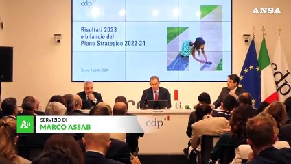 Cdp, nel 2023 utile netto da record a 3,1 miliardi