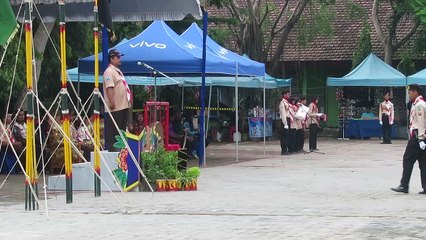 Upacara Pembukaan Lomba Pramuka Penggalang AKSI PRAGA MAN 3 Nganjuk