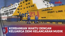 Sosok Petugas Tambat Kapal di Pelabuhan Merak yang Bantu Pelayanan Arus Mudik