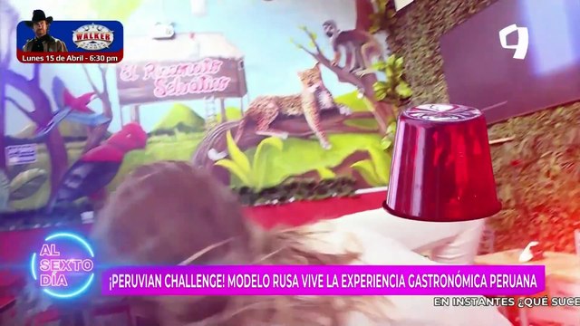 ¡Peruvian Challenge! Modelo rusa vive la experiencia gastronómica peruana