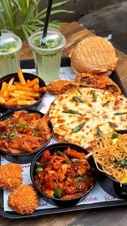 Loaded Fusion Platter | Delicious Indian Food #shortsfeed #asmr #food #shorts #streetfood