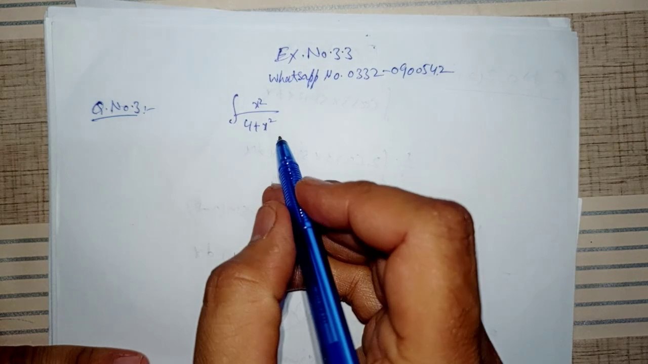 FSc 2nd Year Ex 3.3 Q.No.3 Chapter 3 Integration hindi urdu #gureja #integration