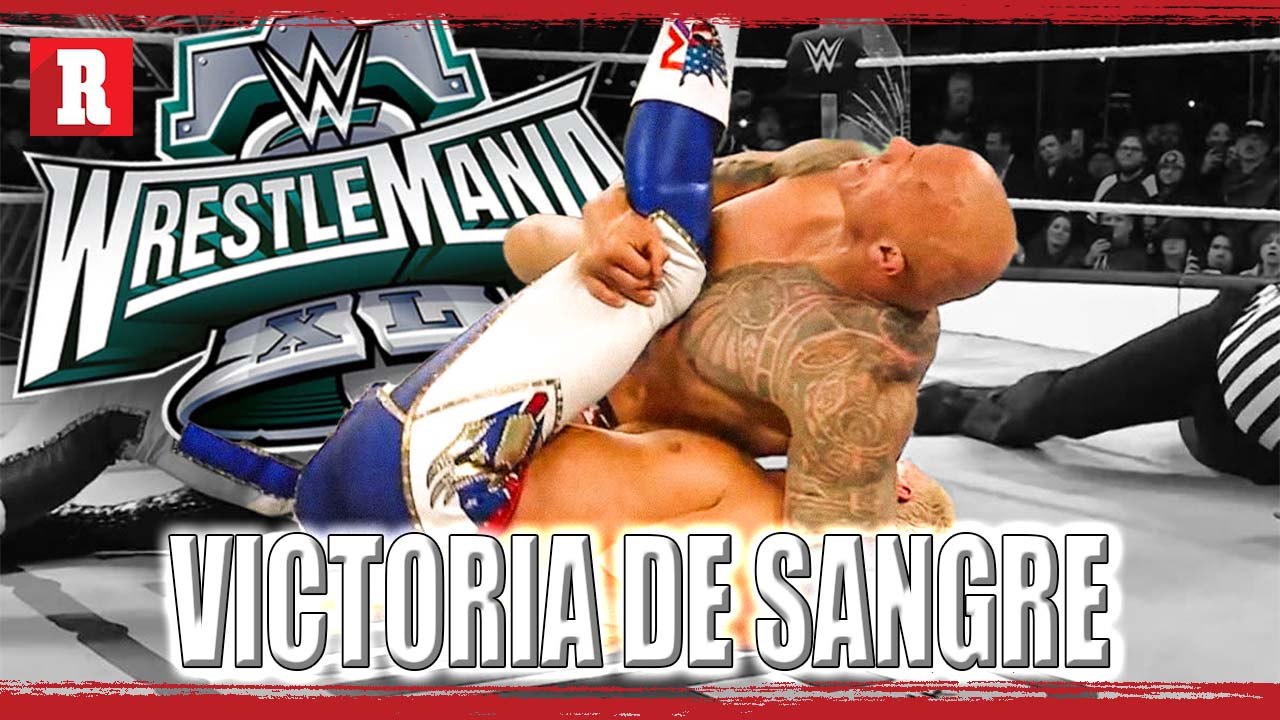 WRESTLEMANIA XL: THE ROCK Y ROMAN REIGNS VENCEN A CODY RHODES Y A SETH ROLLINS