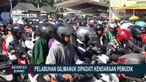 Jelang Lebaran, Arus Mudik di Pelabuhan Gilimanuk Bali Terpantau Padat