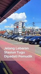 Jelang H-3 Lebaran Stasiun Tugu Dipadati Pemudik